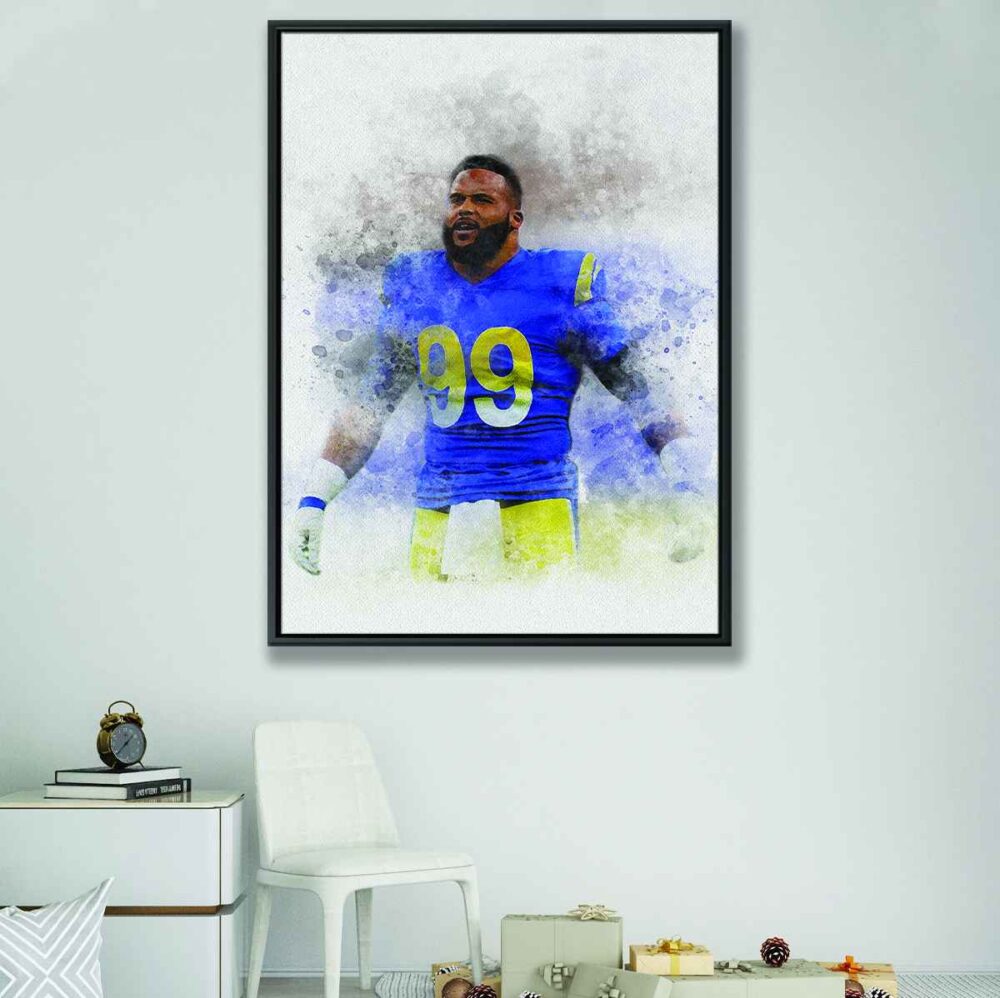 aaron donald canvas art1