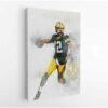 aaron rodgers canvas