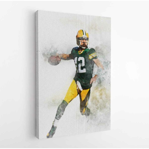 aaron rodgers canvas