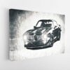  tableau sur toile imprimée supercar noire