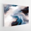 blue clouds stretched canvas