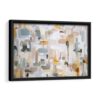 colorful strokes framed canvas black frame