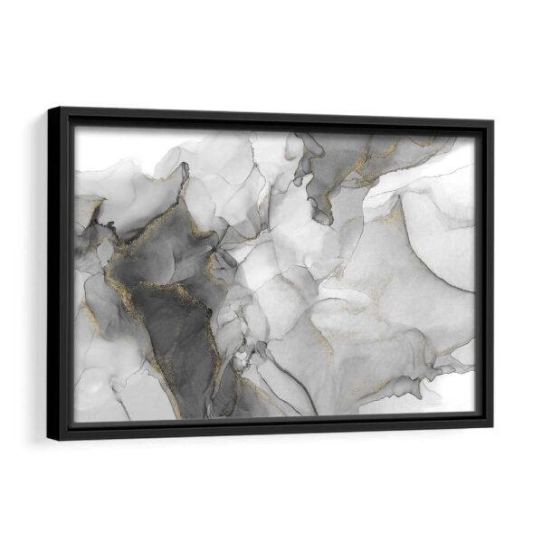 luxury marble framed canvas black frame