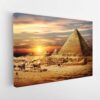 pyramid landscape stretched canvas