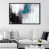 strokes illusion floating frame canvas