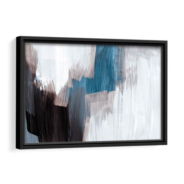 strokes illusion framed canvas black frame