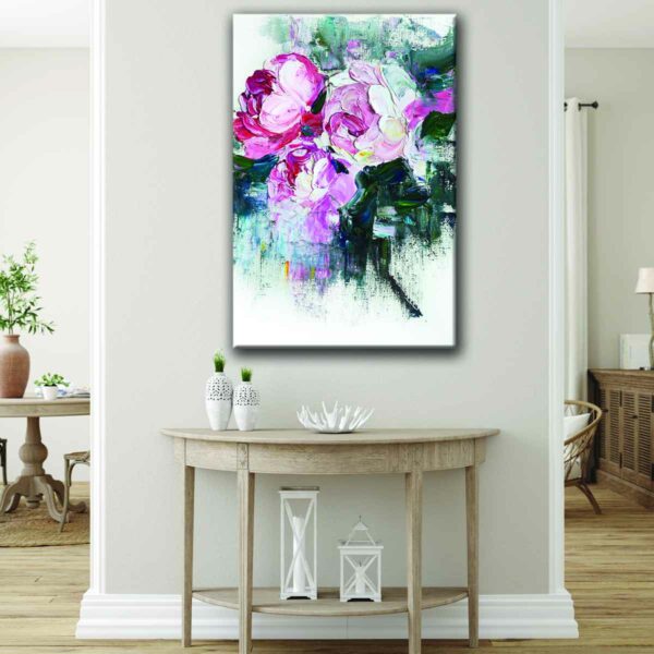 1 panels acrylic flowers canvas art