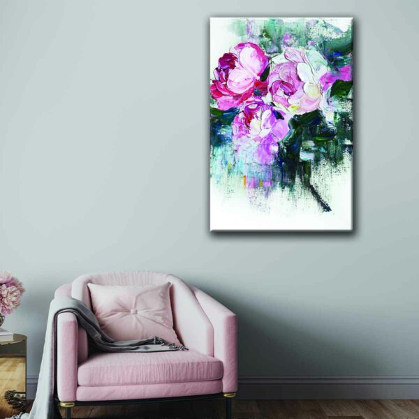 1 panels acrylic flowers canvas art1