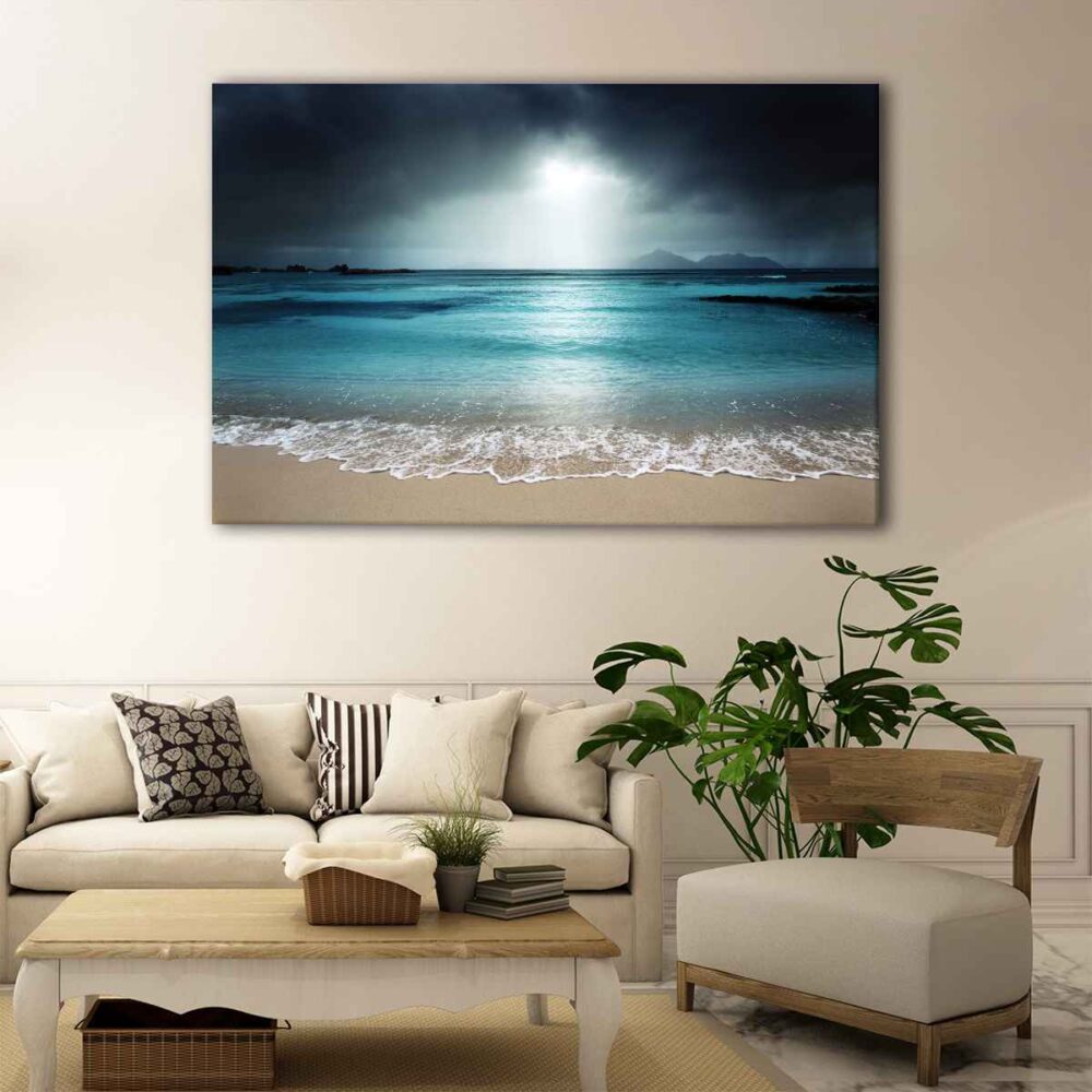 1 panels coming storm canvas art