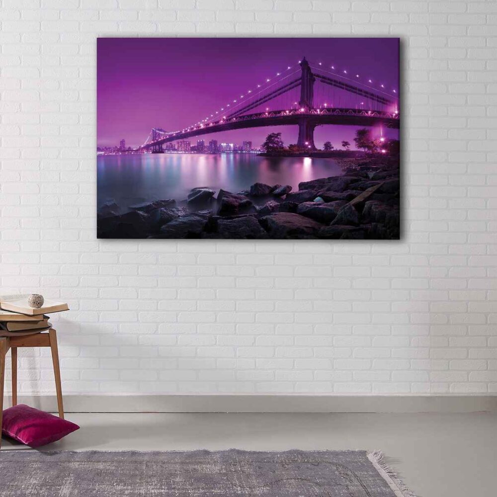 1 panels manhattan bridge canvas art