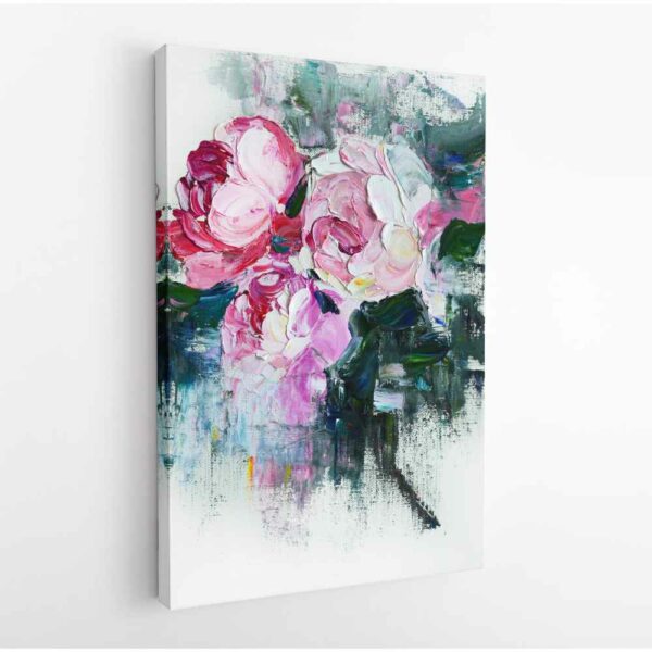 acrylic flowers canvas