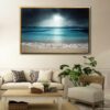 coming storm floating frame canvas