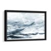 hidden sea framed canvas black frame