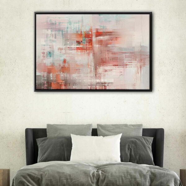 hot strokes floating frame canvas