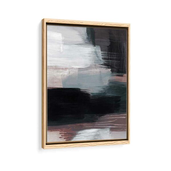 modern abstract framed canvas natural beige