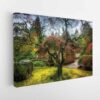 portland japanese garden stretched canvas