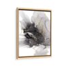 shades of grey framed canvas natural beige