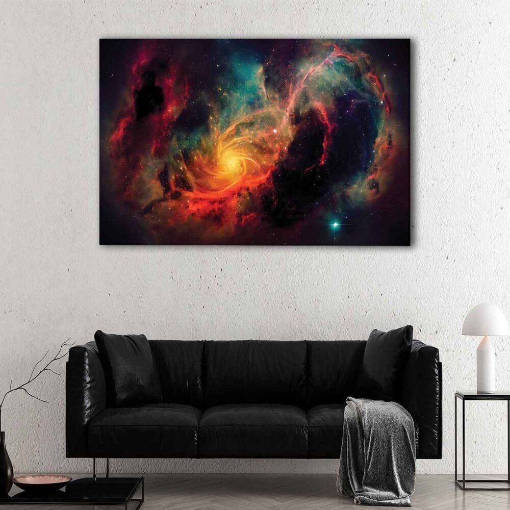 1 panels deep space canvas art