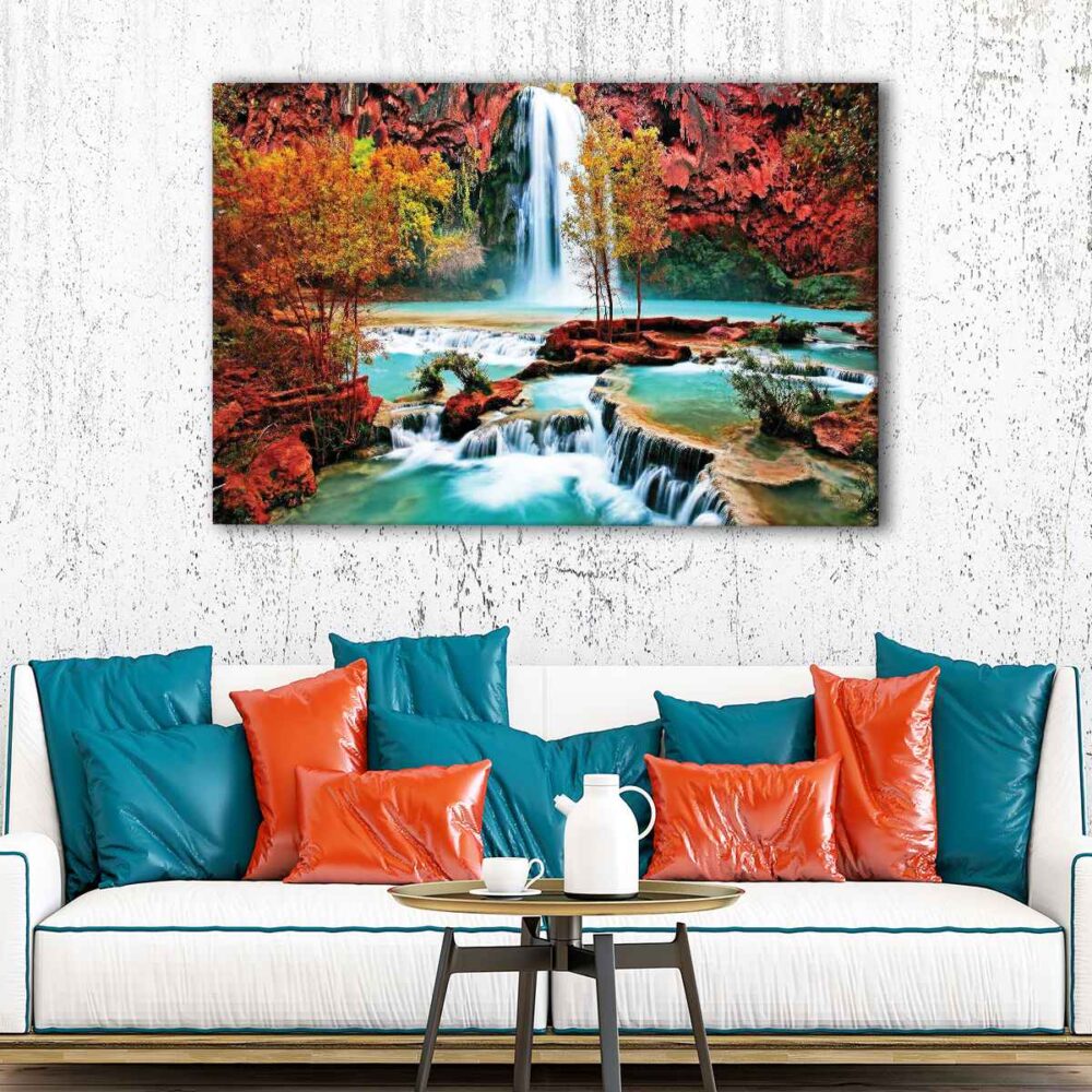 1 panels havasu falls canvas art