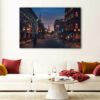 1 panels london old city canvas art