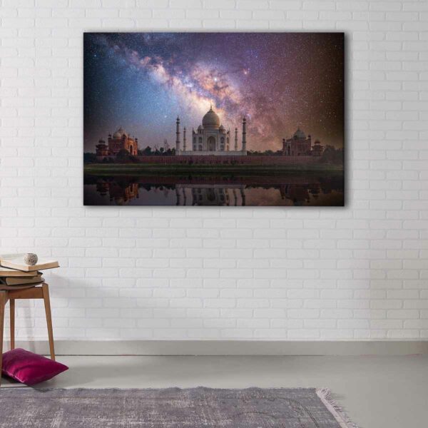 1 panels taj mahal canvas art