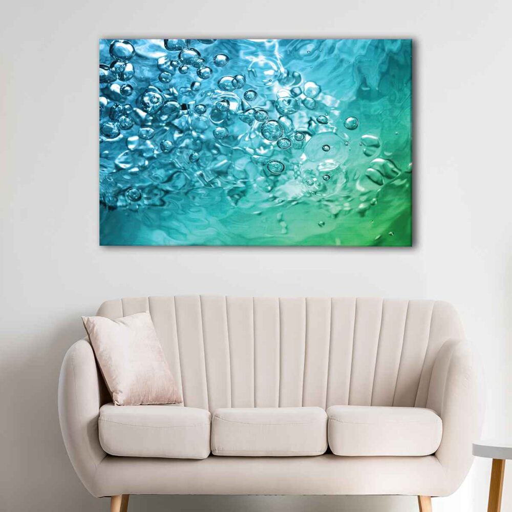 1 panels water bubbles canvas art