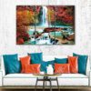 3 panels havasu falls canvas art