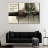 3 panels live by the sword canvas art