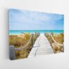 beach view stretched canvas