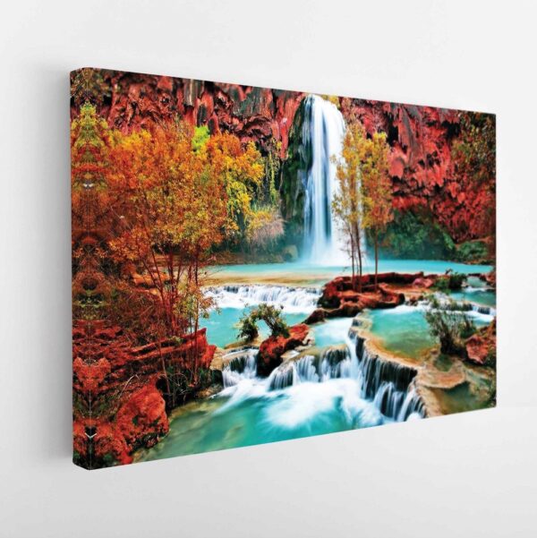 havasu falls stretched canvas