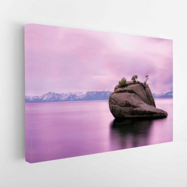 lake tahoe stretched canvas