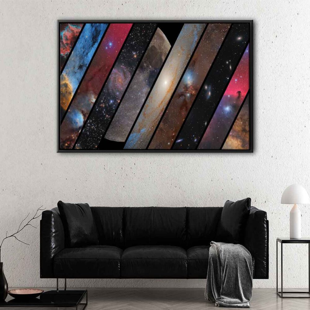 parallel universes floating frame canvas