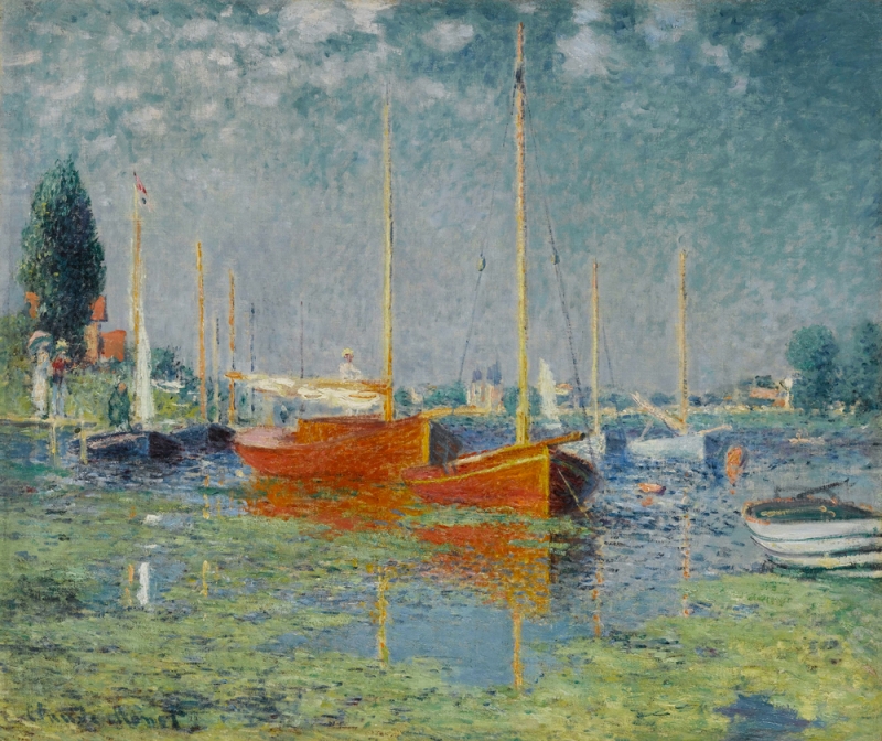 red-boats-at-argenteuil