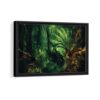 surreal imagination framed canvas black frame