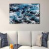 1 panels angry ocean canvas art