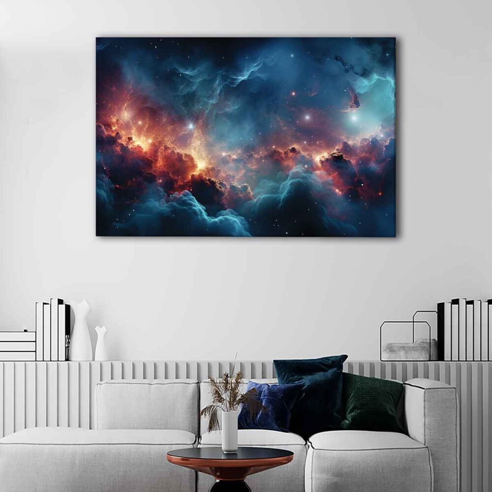 1 panels cosmic sky canvas art