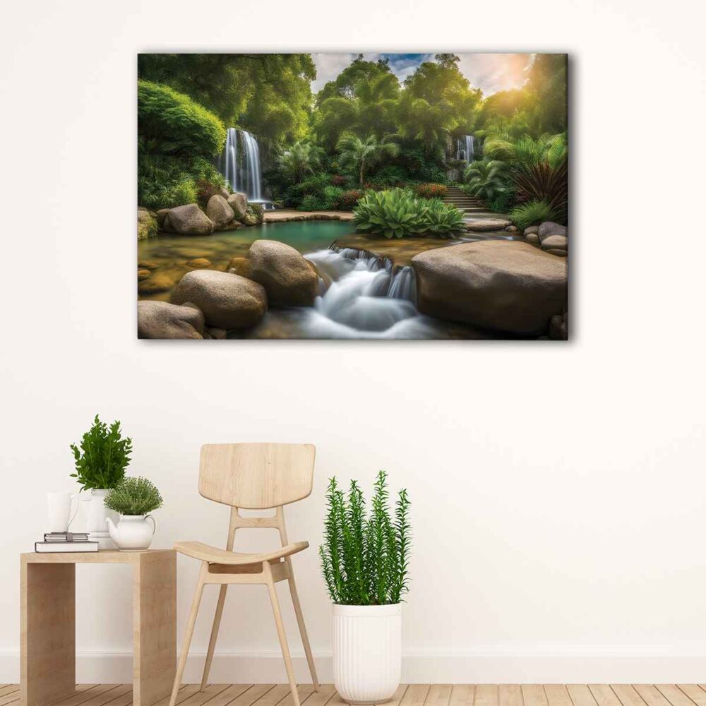 1 panels dream garden canvas art