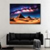 1 panels pyramids in the desert canvas art