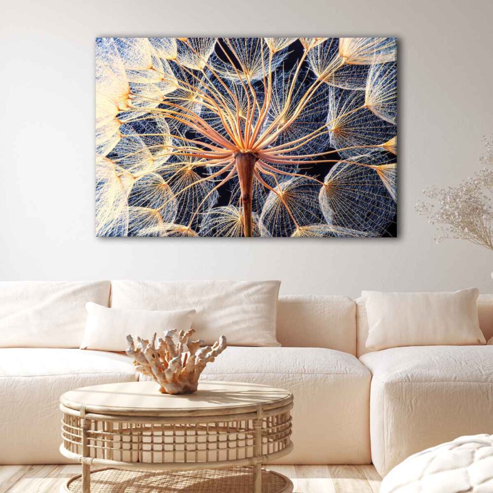 1 panels the dandelion canvas art