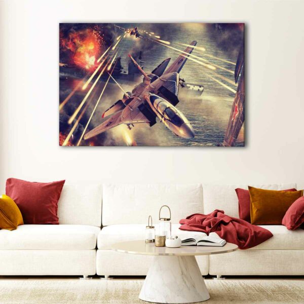 1 panels top gun canvas art