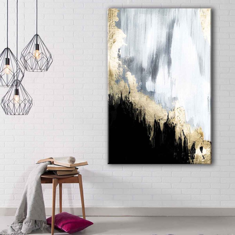 golden marble canvas art2