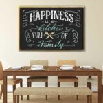 kitchen happiness floating frame canvas