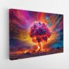 the great explosion stretched canvas