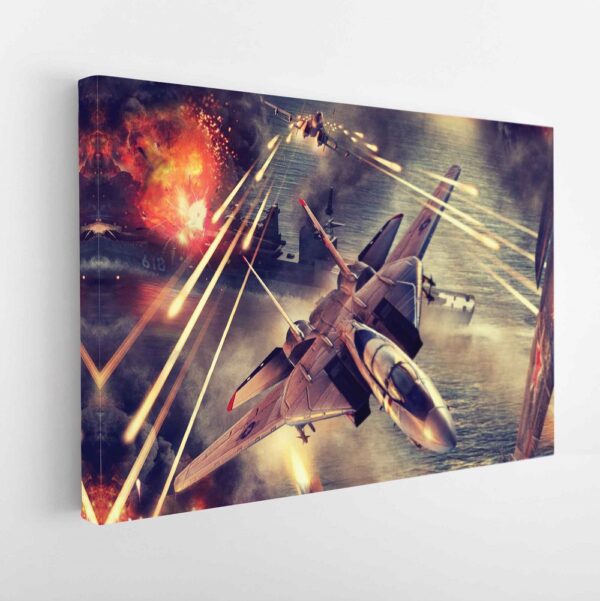 top gun stretched canvas