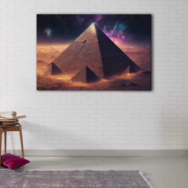 1 panels mars pyramid canvas art