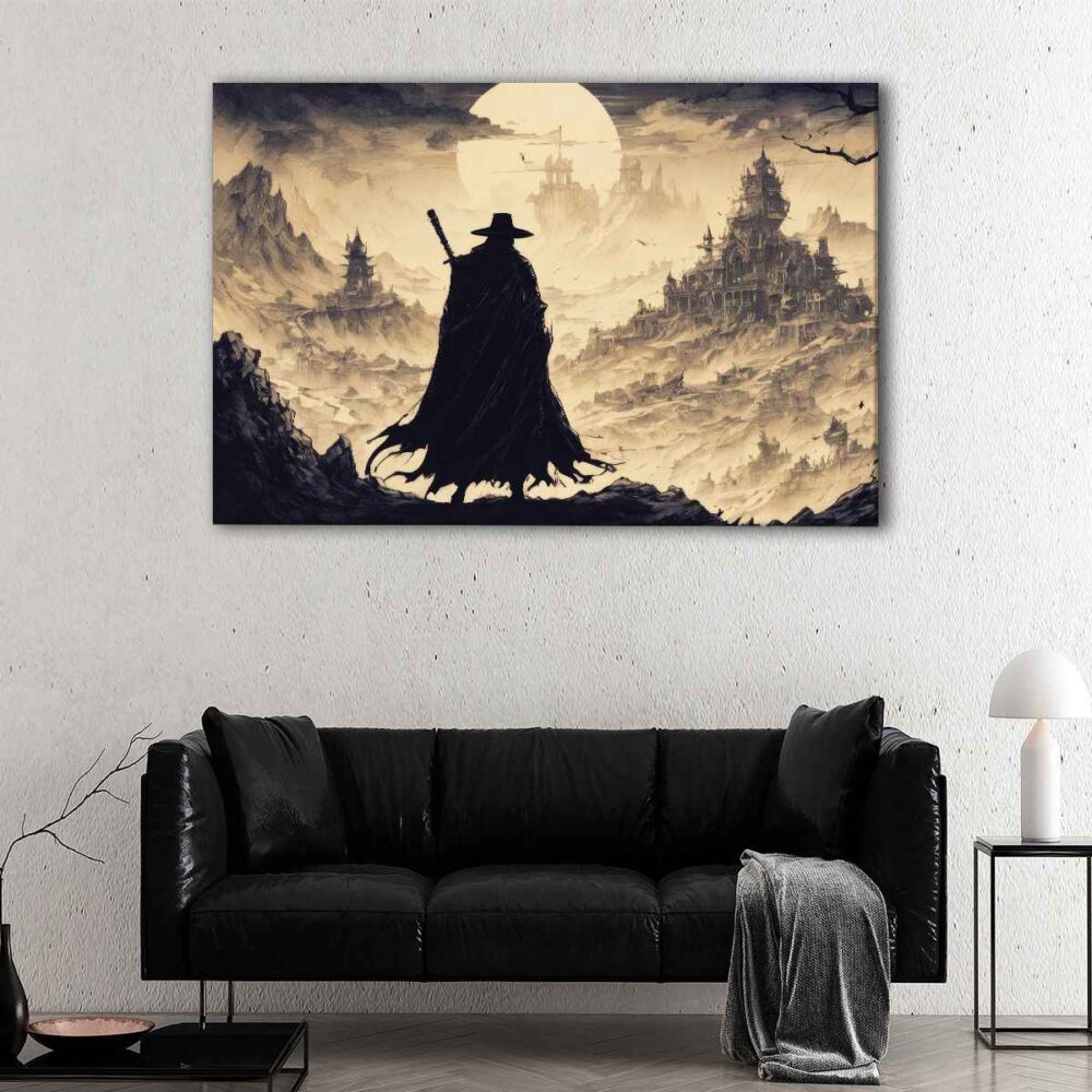 1 panels the last warrior canvas art