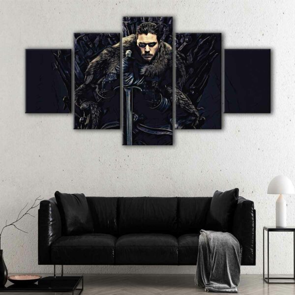 tableau Jon Snow 5 pièces