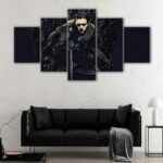 5 panels jon snow 2 canvas art