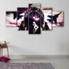 5 panels top gun patriot canvas art