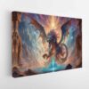  tableau sur toile imprimée dragon furieux